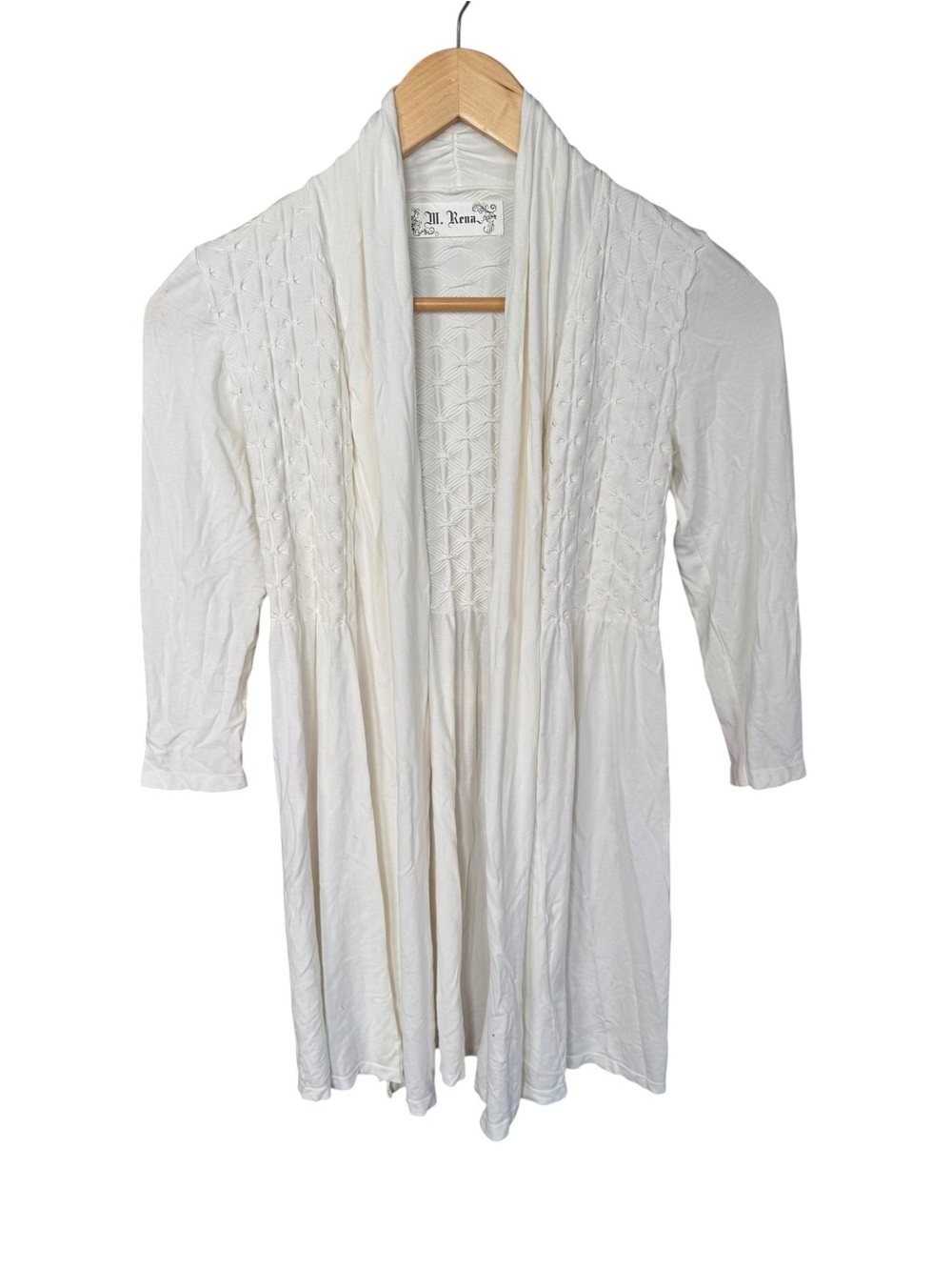 M. Rena seamless Open Front 3/4 Sleeve Cardigan One Size